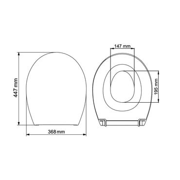 Belvit WC-Sitz Kindersitz Softclose Deckel