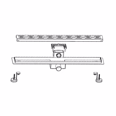 Aloni Duschrinne Standard Kupfer 80cm