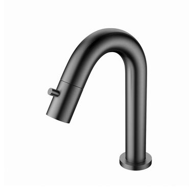 Aloni Kaltwasserarmatur Waschtisch/Waschbecken grau gebürstet 1/2