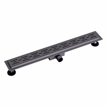 Aloni Duschrinne Standard Grau Gebürstet 90cm