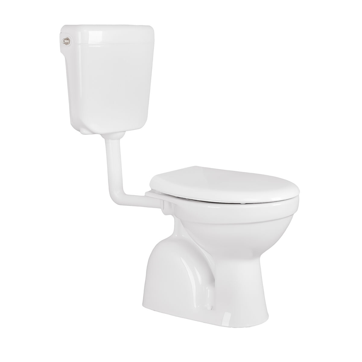 Belvit Dusch WC mit Bidet Funktion – Standtoilette aus Sanitärkeramik mit Taharet, Hygienedusche, senkrechtem Abgang, Spülkasten und Softclose WC-
