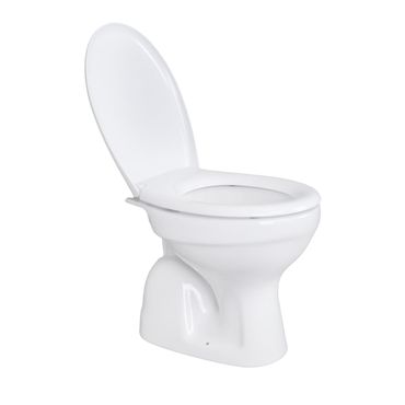 Belvit Stand WC Toilette Abgang Boden Senkrecht + Softclose Deckel
