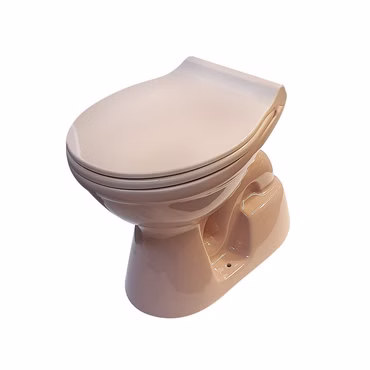 Belvit Stand WC Bahama Beige Abgang Boden mit Softclose-Deckel und Spülkasten