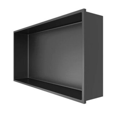 Aloni Wandnische Edelstahl grau gebürstet rostfrei 300x600x100mm