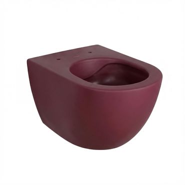 Creavit RIMOFF Wand-WC Berry randlos antibakteriell wassersparend modernes Design