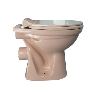 Belvit Stand WC Bahama Beige Abgang Wand mit Softclose-Deckel