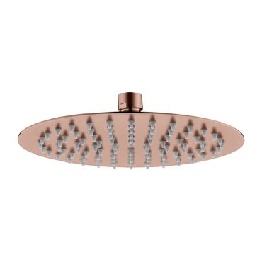Aloni Regendusche Brause rund Kupfer gebürstet Ø30 cm