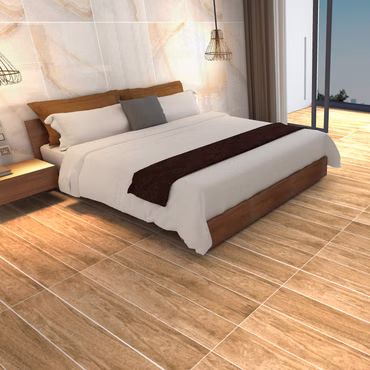 Belvit Milano Legna Fliese Braun Matt Frostsicher Fußbodenheizung 1,2QM 20x120cm 9mm R9/A