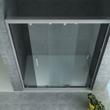 Aloni 3-teilige Nischen-Schiebetür 8mm (90x200cm)