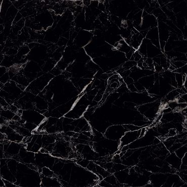 Belvit Bergamo Schwarz Marmor Fliese Glanz 60x120cm