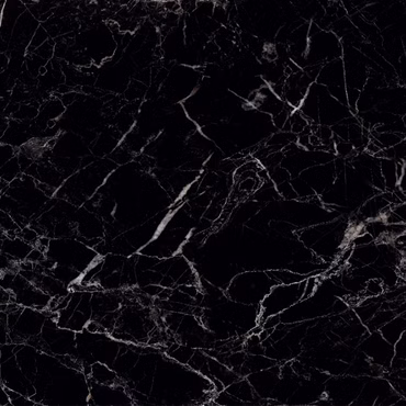 Belvit Bergamo Schwarz Marmor Fliese Glanz 60x120cm