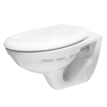 Belvit Hänge WC Set Weiß spülrandlos mit Softclose Sitz, Geberit UP100, Schallschutz und Betätigungsplatte
