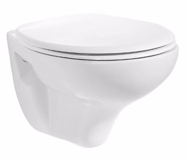 Creavit Hänge Taharet WC Set Weiß spülrandlos mit Bidet Softclose WC Sitz und Unterputz Vorwandelement Spülkasten 3/6 L