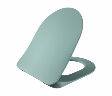 CREAVIT WC-Sitz Nilgrün Softclose Duroplast mit Edelstahlscharnieren Inox Absenkautomatik