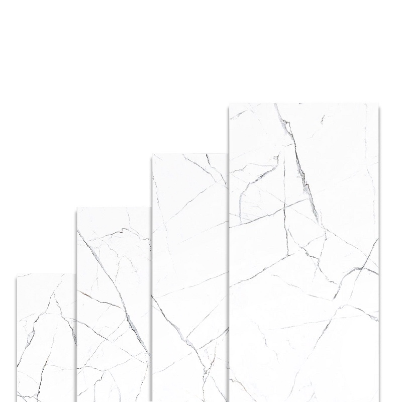 Belvit Statuario Weiß Fliese Matt 60x120 cm Marmoroptik rektifiziert innen außen