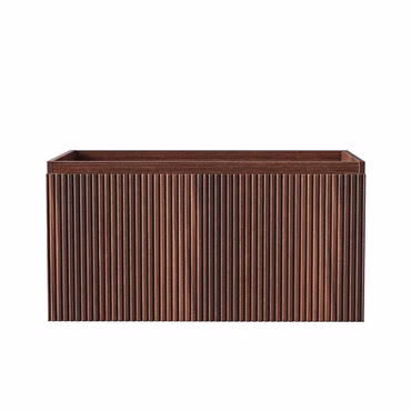 BELVIT TRIONA Waschtischunterschrank 80x40x45cm 1 Schublade Grifflos Softclose Wenge MDF Spanplatte