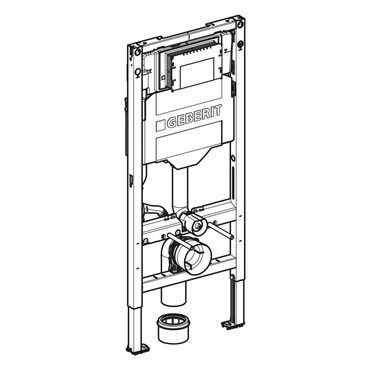 GEBERIT Vorwandelement Duofix für WC Bauhöhe 1120 mm mit Sigma UP-Spülkasten 111.300.00.6
