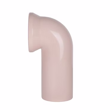 BELVIT WC Anschluss Abflussrohr DN 100/135 Bogen 90° beige Toilettenanschluss Rohr mit Dichtung