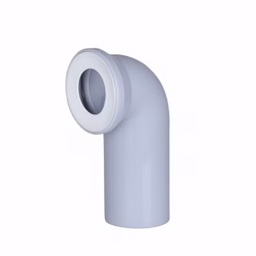 BELVIT WC Anschluss Abflussrohr DN 100/135 Bogen 90° Manhattan grau Toilettenanschluss Rohr mit Dichtung
