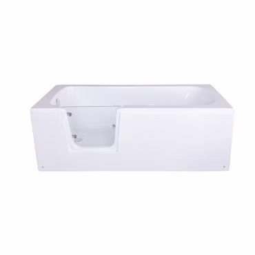 BELVIT Seniorenbadewanne 170 cm Rechteck Badewanne mit Einstieg