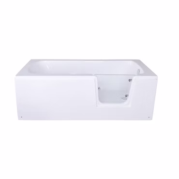 BELVIT Seniorenbadewanne 170 cm Rechteck Badewanne mit Einstieg