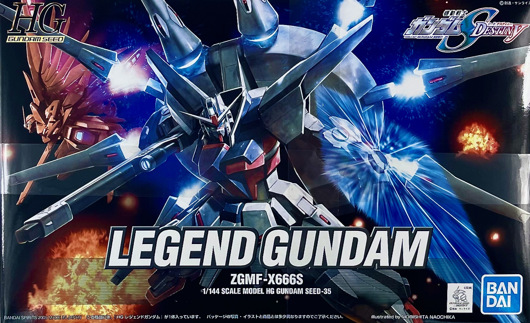 1/144 HG LEGEND GUNDAM ca. 14cm groß O Gundam
