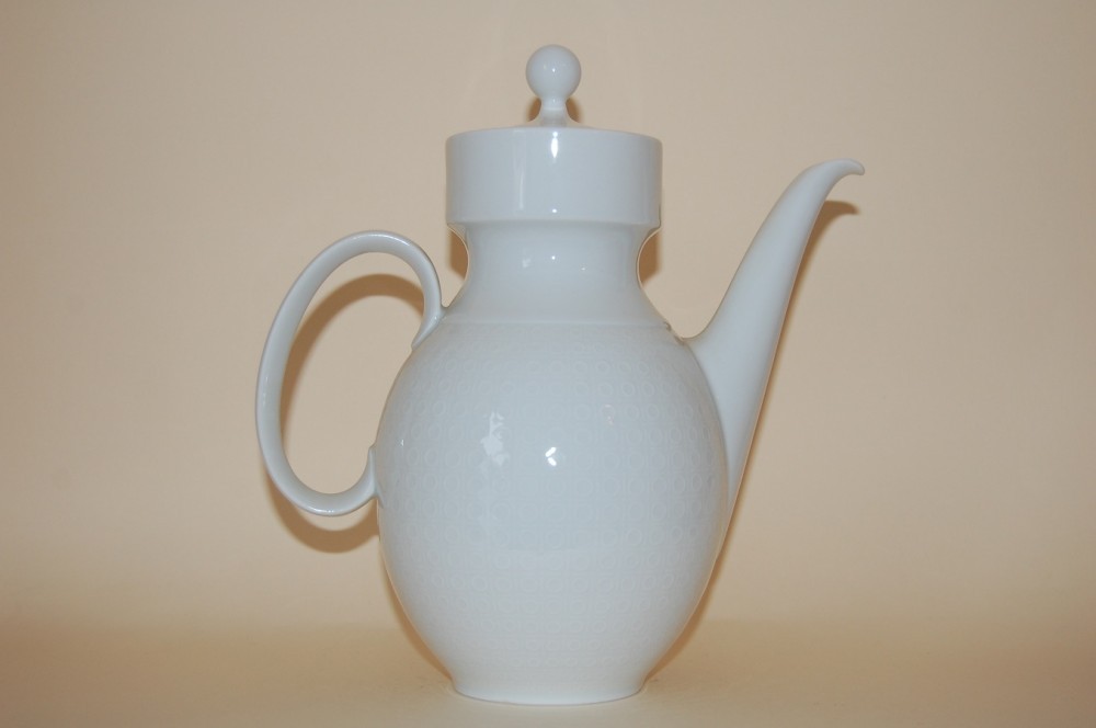 Kaffeekanne Form 2000 weiss Kaiser Porzellan | Porzellan-Schatzkiste