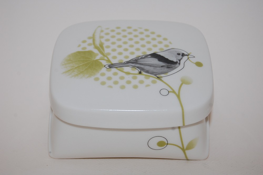 Dose 10 cm Tangare Green Garden Hutschenreuther PorzellanSchatzkiste