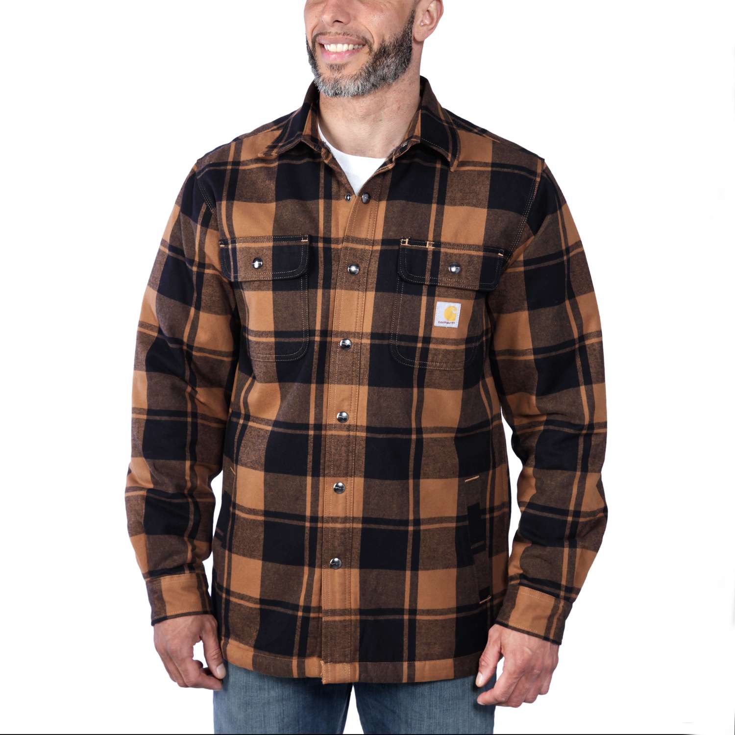 Carhartt Jacke Flannel Sherpa-Lined Shirt Jacket 105939 | norsGAAD.de