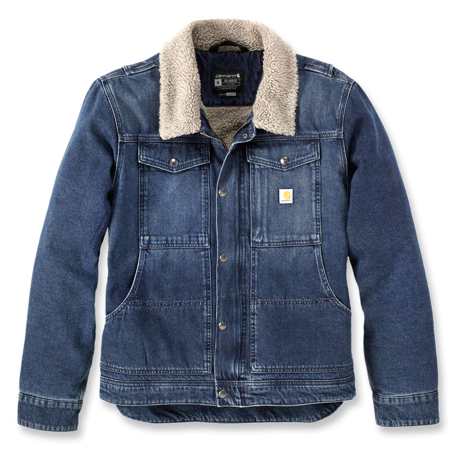 Carhartt Relaxed Fit Denim Sherpa-Lined Jacket 106323 | norsGAAD.de