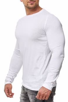 Herren Langarmshirt 100% Baumwolle Pineta  S
