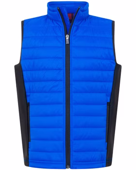 Jungen wattierte Steppweste mit Softshelleinsätzen Subway Kids