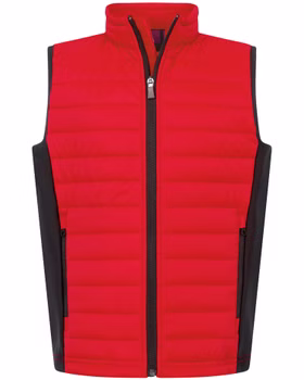 Jungen wattierte Steppweste mit Softshelleinsätzen Subway Kids