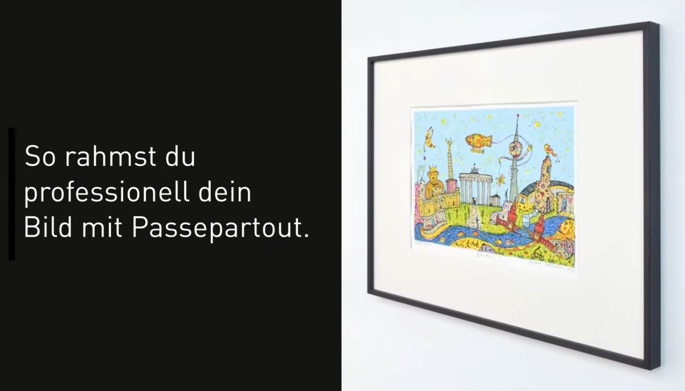 TIPPS & TRICKS - "Bild mit Passepartout einrahmen"