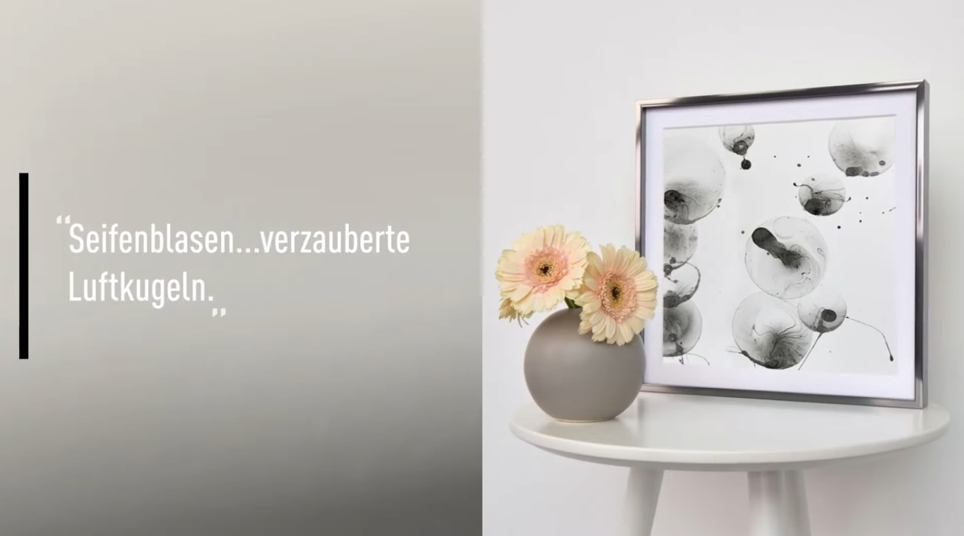 DIY INSPIRATION - "Kunst mit Seifenblasen"