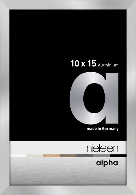 Silber Bilderrahmen Alpha von Nielsen Design in Silber