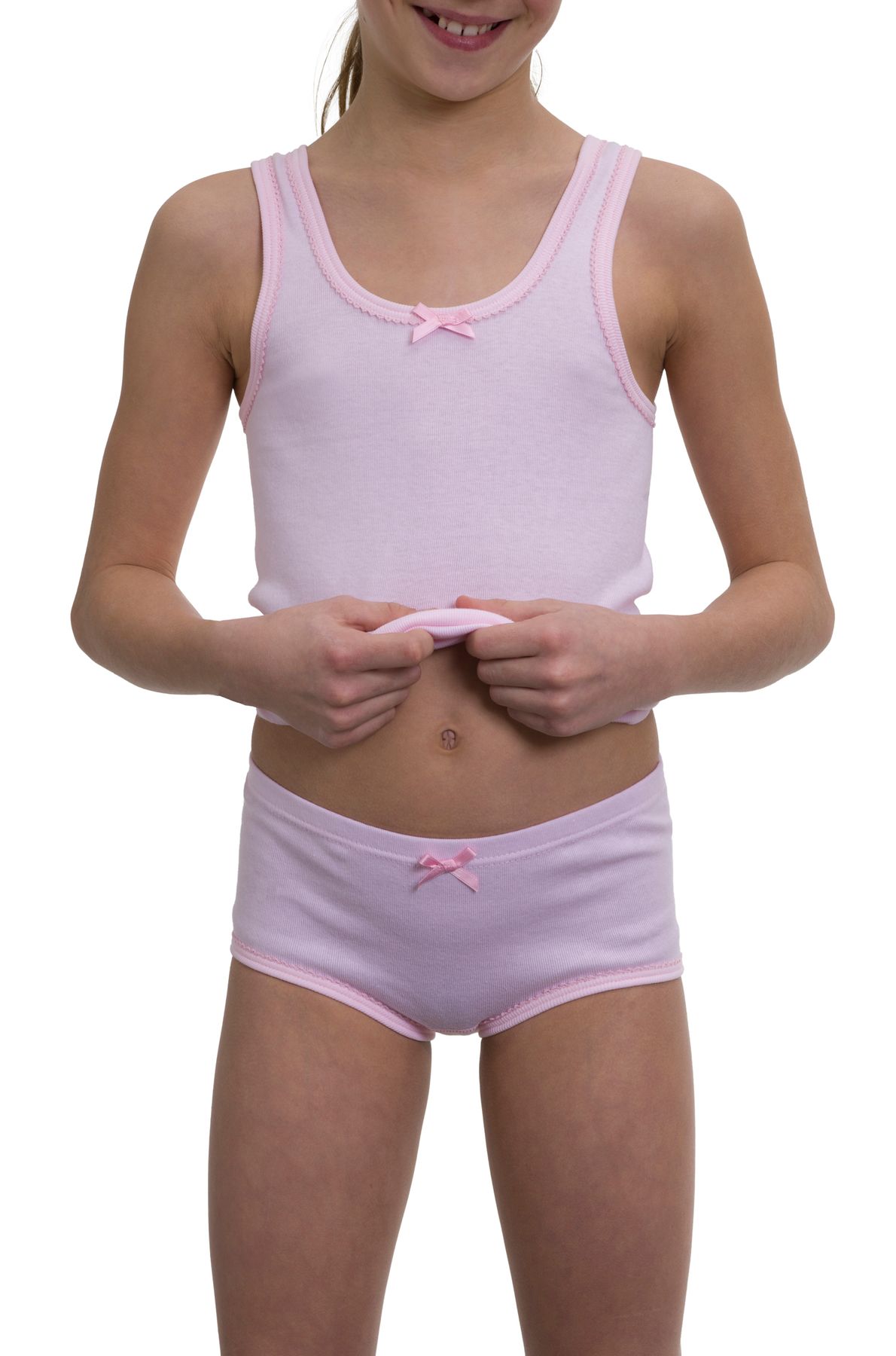 Mädchen Panty, 5er Pack, Feinripp, reine Baumwolle Kinder Mädchen