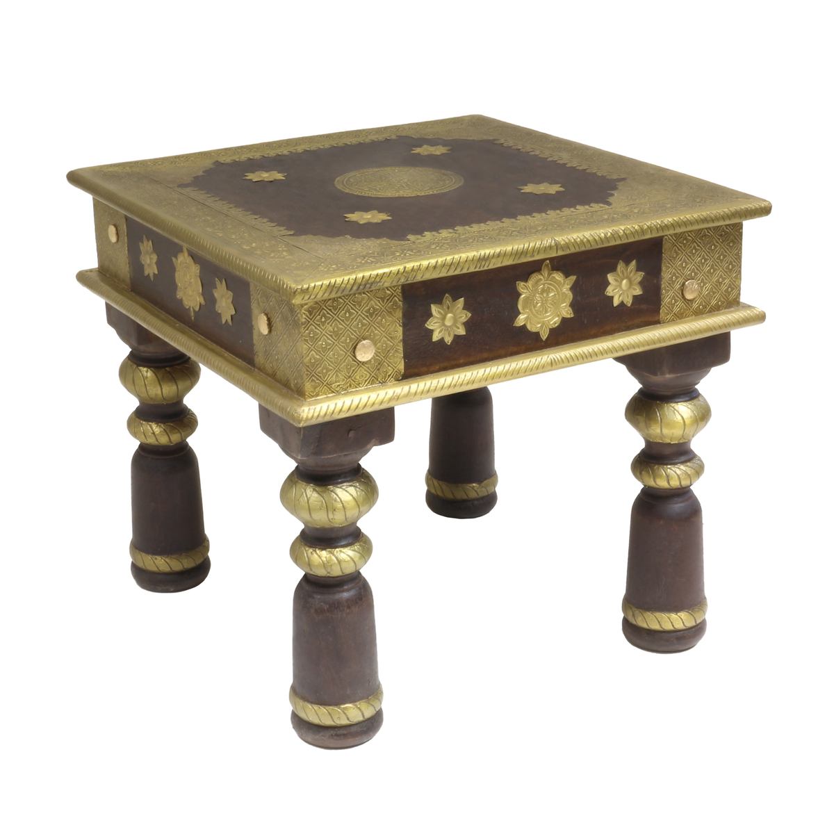 Holztisch Opiumtisch Asiatischer Wohnzimmertisch Couchtisch Sofatisch niedriger Tisch ca.37 x 37cm Dunkelbraun mit Gold TEC-37A Klein Oriental Holztisch Opiumtisch Asiatischer Wohnzimmertisch Couchtisch Sofatisch niedriger Tisch ca.37 x 37cm Dunkelbraun mit Gold TEC-37A Klein Oriental
