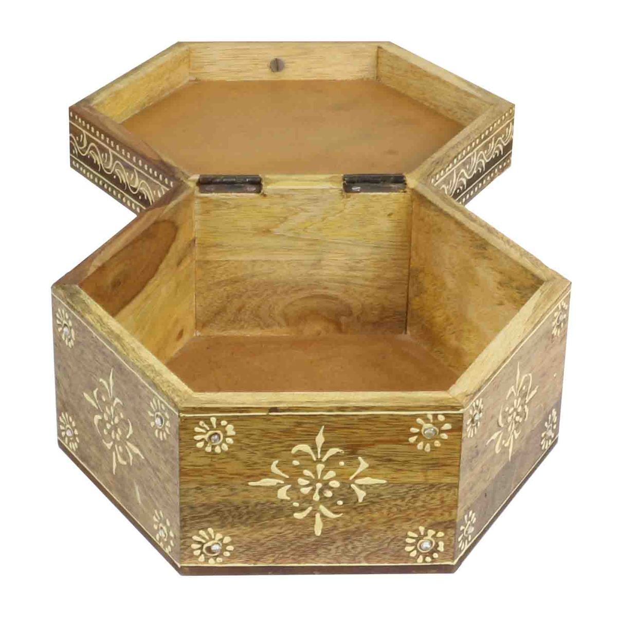 Truhe Holztruhe Holzbox Schatztruhe antik rund Aufbewahrungsbox Neu