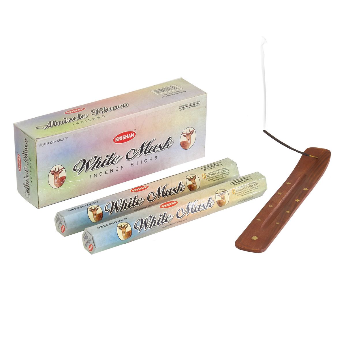 Räucherstäbchen Set 7 Stk Set White Musk 6 er Packung Räucherstäbchen ...