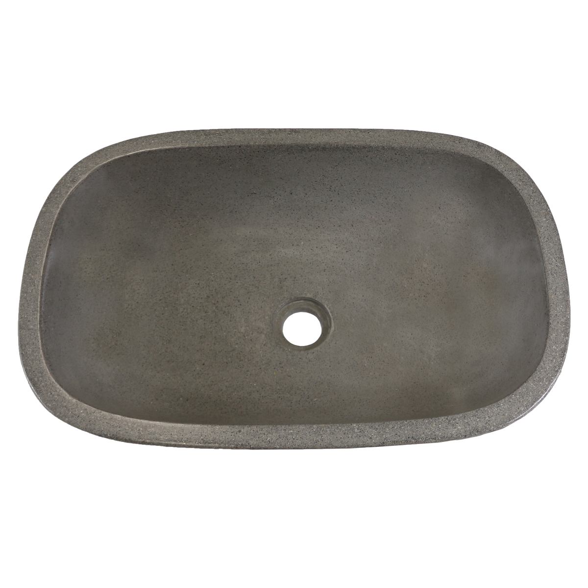 Terrazzo Waschbecken Handwaschbecken Steinbecken Gaste Bad Ca 54 X 35 Cm Stein Oval Grau Oriental Galerie