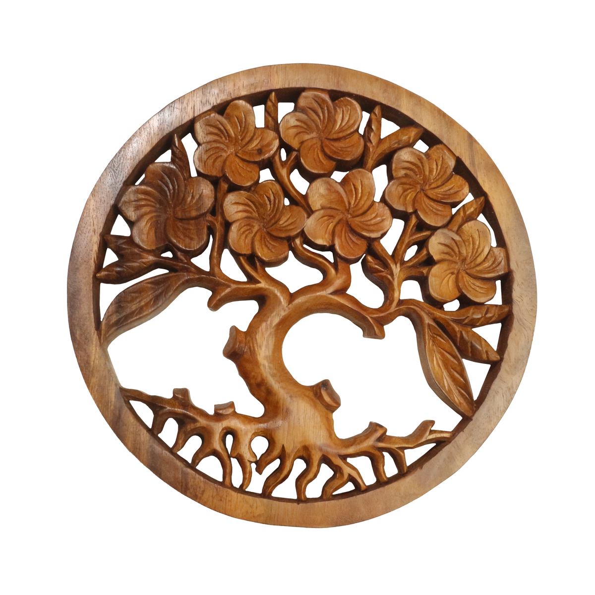 Lebensbaum Wandbild Wanddeko Mandala Zeichen Wandrelief Symbol