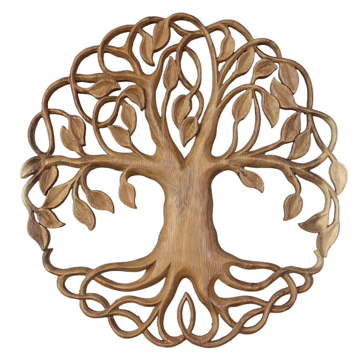 Lebensbaum Wandbild Wanddeko Mandala Zeichen Wandrelief Symbol