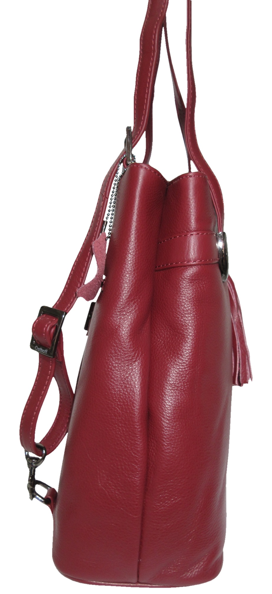 Josephine Osthoff Damen Echt Leder Rucksack Vario Multifunktion