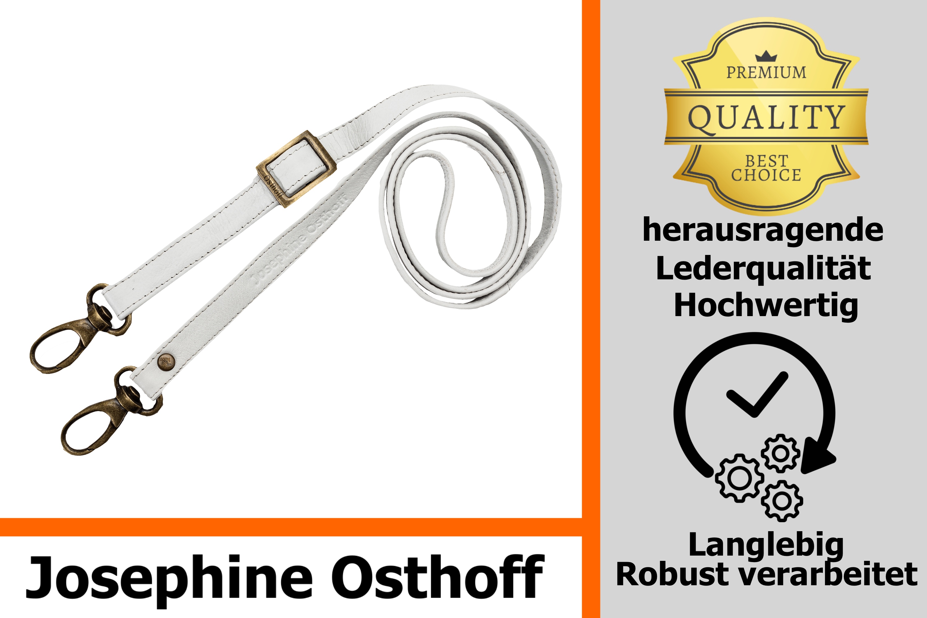 Josephine Osthoff SCHULTERRIEMEN Echtleder Ersatzriemen Gurt