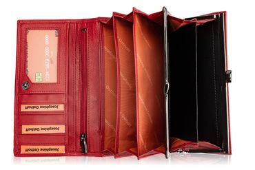 Josephine Geldbörse Damen Leder Länglich Portemonnaie mit Bügelverschluss KleinGeldbörse Kreditkartenetui RFID-Schutz Geldbeutel mit Münzfach (920) | Josephine Handtaschen-Manufaktur Josephine Geldbörse Damen Leder Länglich Portemonnaie mit Bügelverschluss KleinGeldbörse Kreditkartenetui RFID-Schutz Geldbeutel mit Münzfach (920) | Josephine Handtaschen-Manufaktur