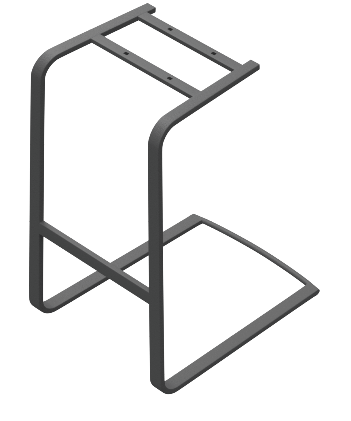 Sitzgestell Freischwinger flach