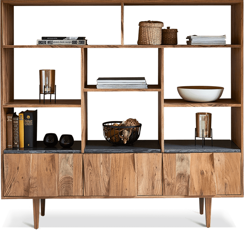 Shia Highboard in Akazie Natur