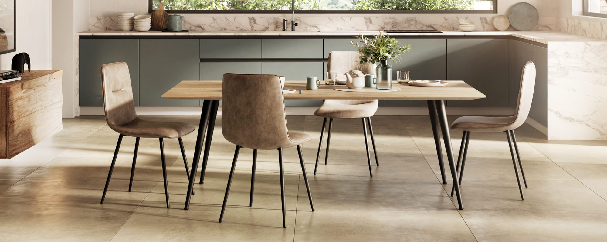 Adesso Eetkamer Tafel Set