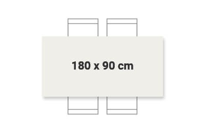 Adesso eettafel in de maat 180x90cm